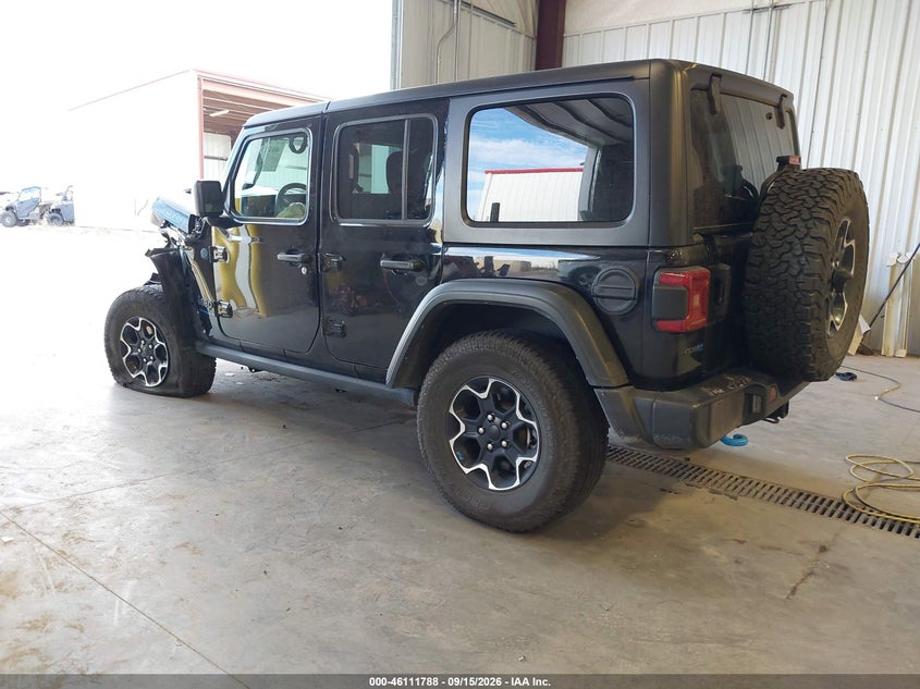 Vin: 1c4jjxr65pw556054, lot: 46611504, jeep wrangler 4xe rubicon 4x4 20233