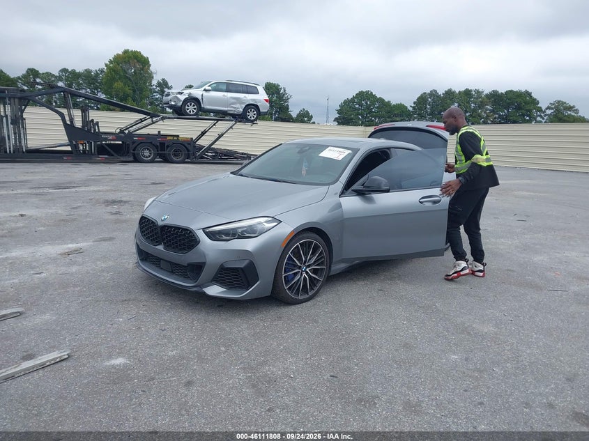 Vin: wba13al0xn7k17080, lot: 46611524, bmw m235 gran coupe i xdrive 20222