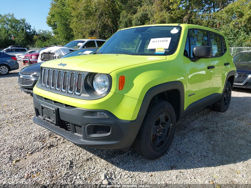 2018 Jeep Renegade, Normal Wear & Tear, IAAI, VIN ZACCJBAH1JPH36371 — photo 2