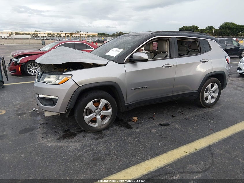 Vin: 3c4njcbb0jt488793, lot: 46611596, jeep compass latitude 20182