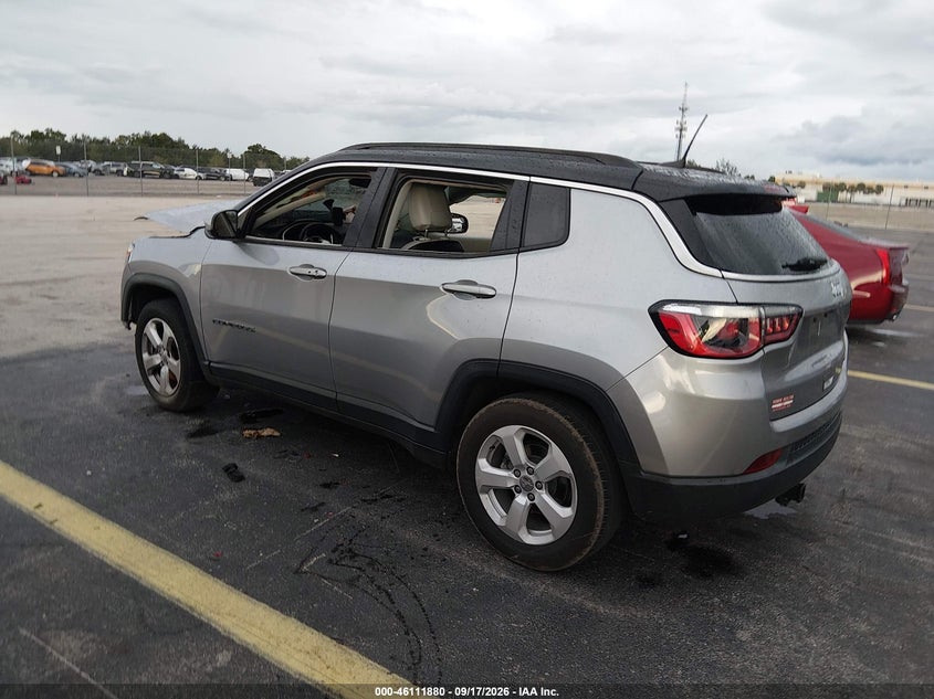 Vin: 3c4njcbb0jt488793, lot: 46611596, jeep compass latitude 20183