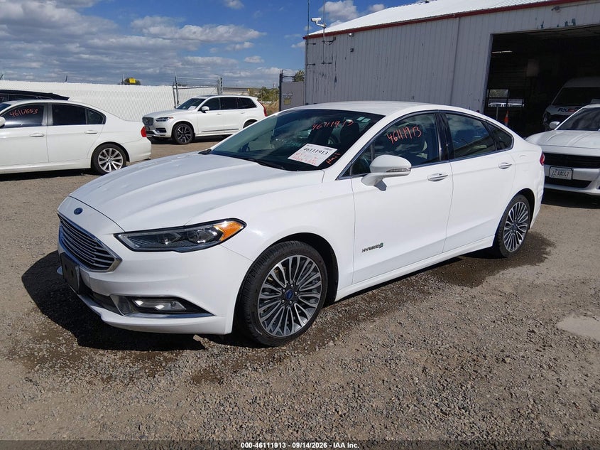 Vin: 3fa6p0ru7jr250287, lot: 46611629, ford fusion hybrid titanium 20182
