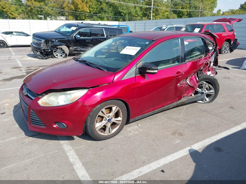 Vin: 1fadp3k23el345371, lot: 46611644, ford focus se 20142