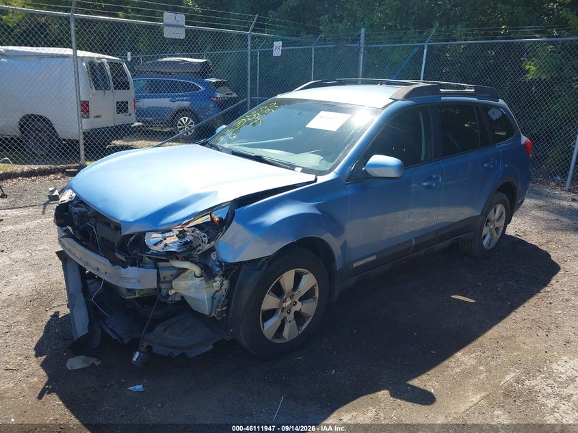 Vin: 4s4brccc4a3336882, lot: 46611663, subaru outback 2.5i premium 20102