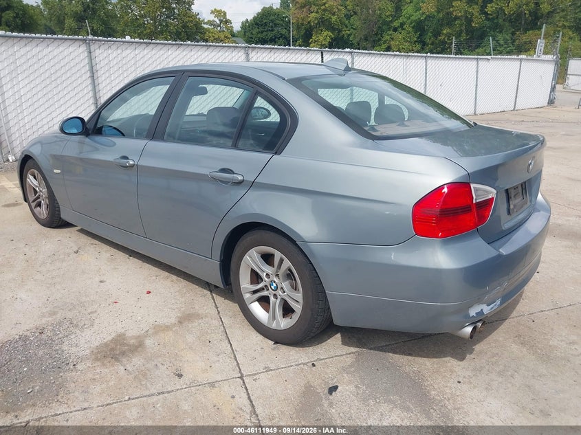 BMW 328I 2008 VIN WBAVC53508FZ86556