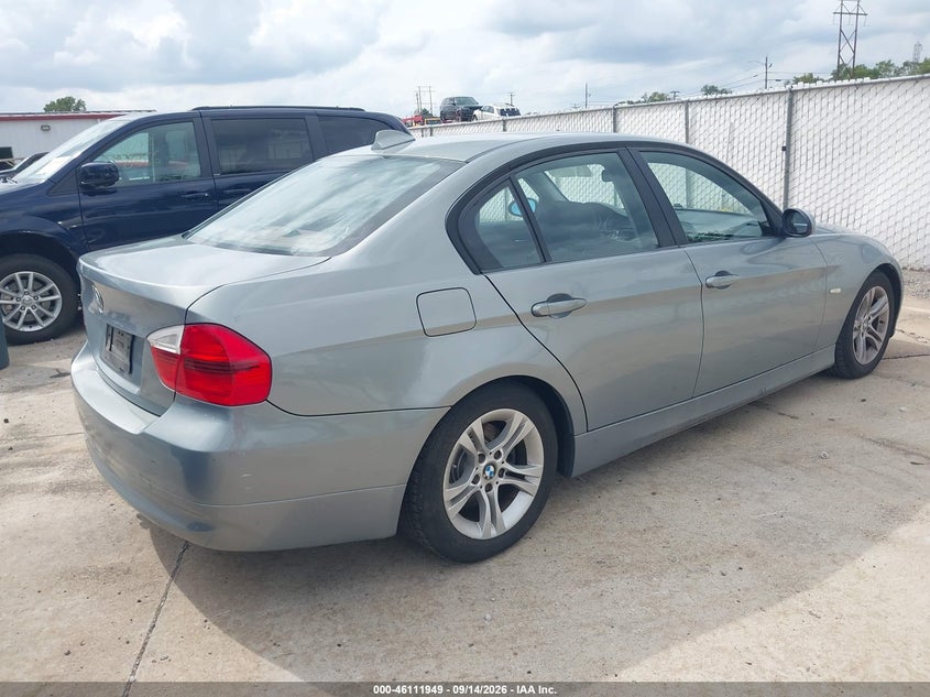 BMW 328I 2008 VIN WBAVC53508FZ86556