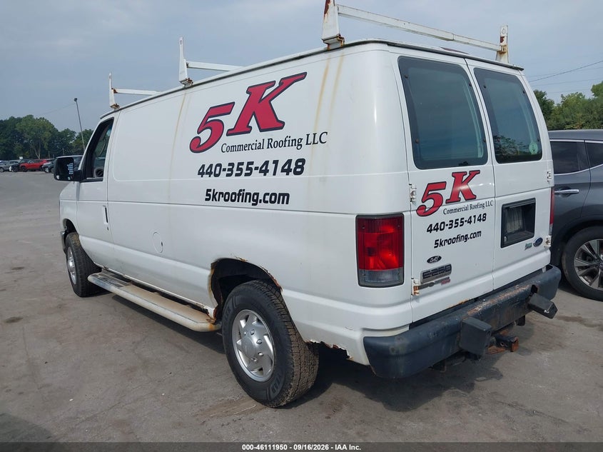 Vin: 1ftne2ew3cda73151, lot: 46611666, ford e-250 commercial 20123