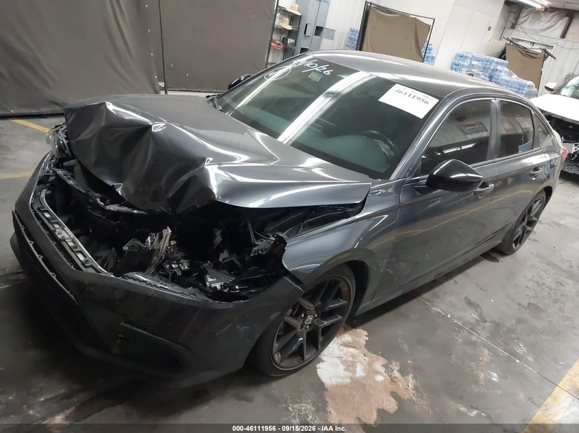 Vin: 2hgfe2f56ph552510, lot: 46611672, honda civic sport 20232