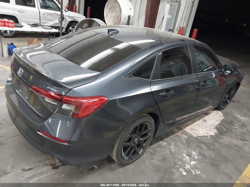 Vin: 2hgfe2f56ph552510, lot: 46611672, honda civic sport 20234