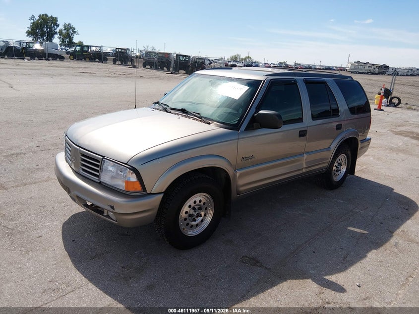 OLDSMOBILE BRAVADA 2000 VIN 1GHDT13W2Y2322860