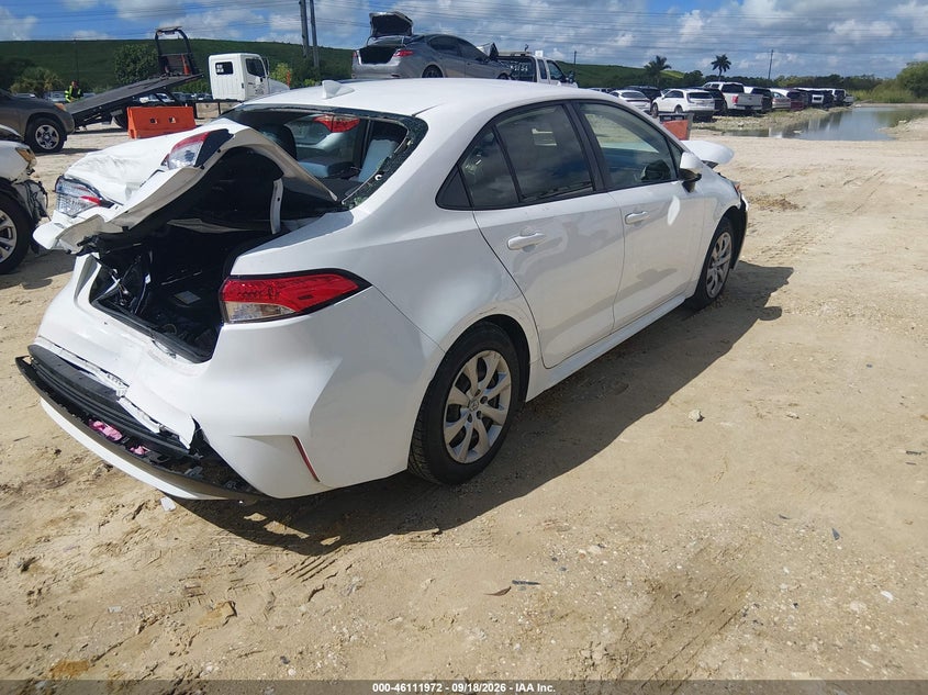 Vin: jtdepmae6n3004952, lot: 46611688, toyota corolla le 20224