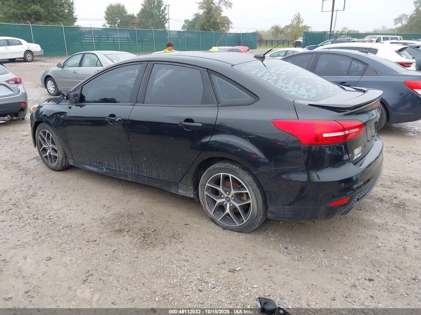 Vin: 1fadp3f20fl323047, lot: 46611748, ford focus se 20153