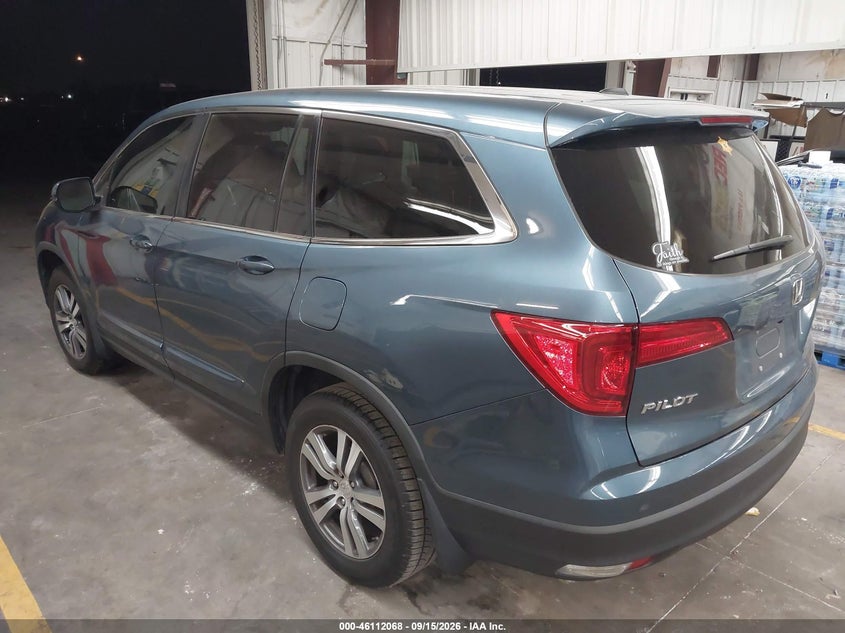Vin: 5fnyf5h3xjb029425, lot: 46611784, honda pilot ex 20183
