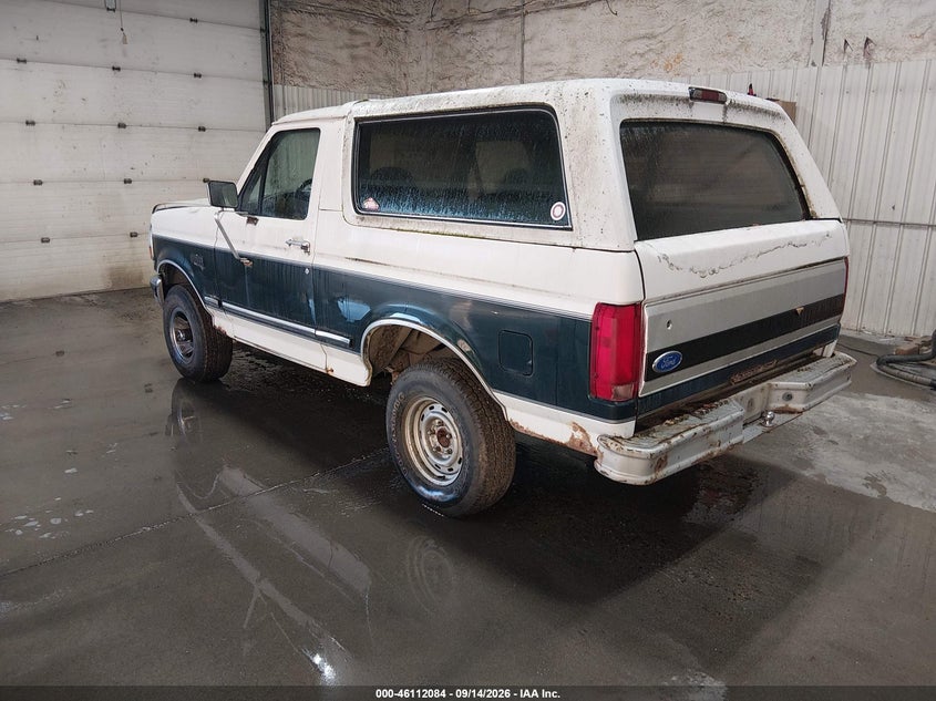 FORD BRONCO 1993 VIN 1FMEU15N4PLA25427