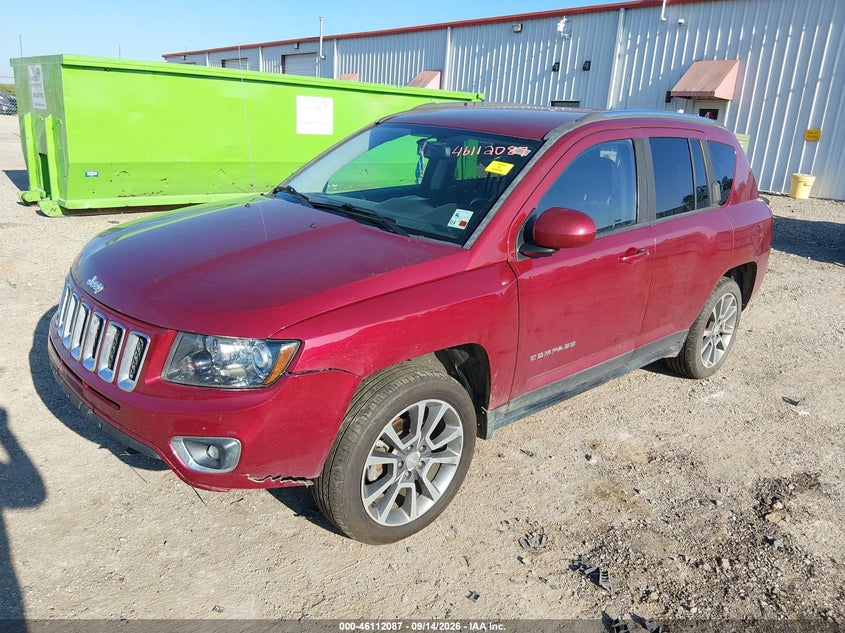 Vin: 1c4njdcb5fd392742, lot: 46611803, jeep compass limited 20152