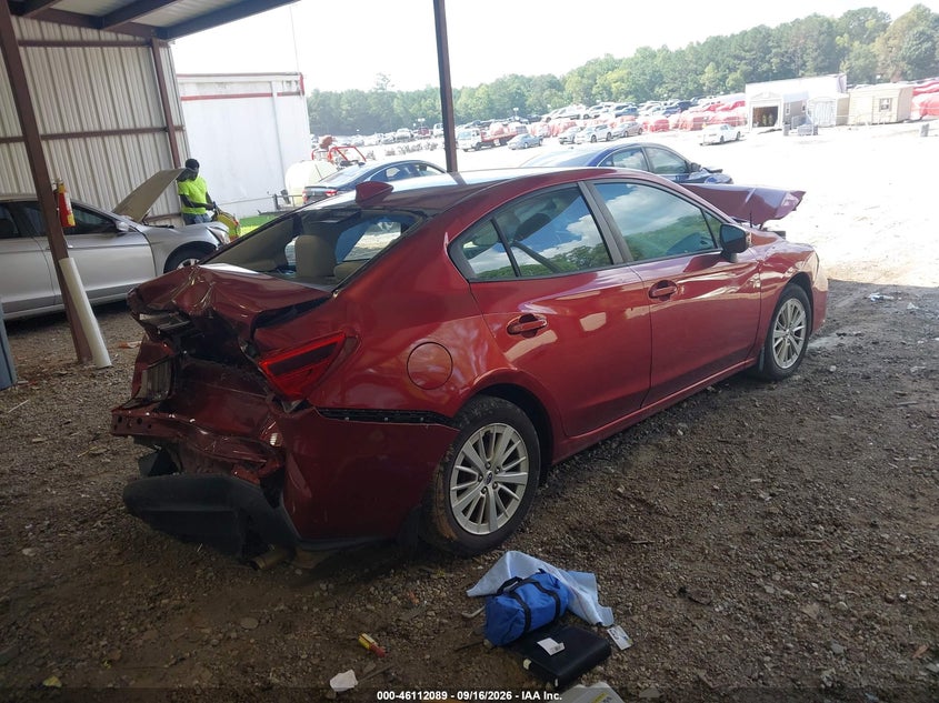 Vin: 4s3gkab69j3605876, lot: 46611805, subaru impreza 2.0i premium 20184