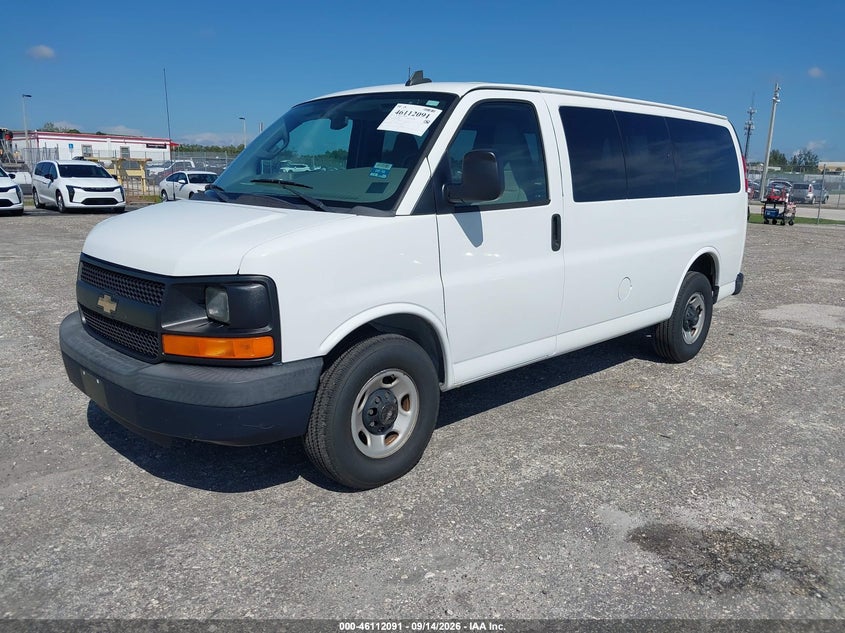 Vin: 1gawgefg3g1276368, lot: 46611807, chevrolet express 2500 ls 20162