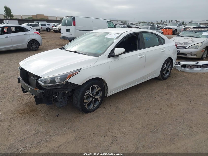 Vin: 3kpf24ad2le245617, lot: 46611809, kia forte lxs 20202