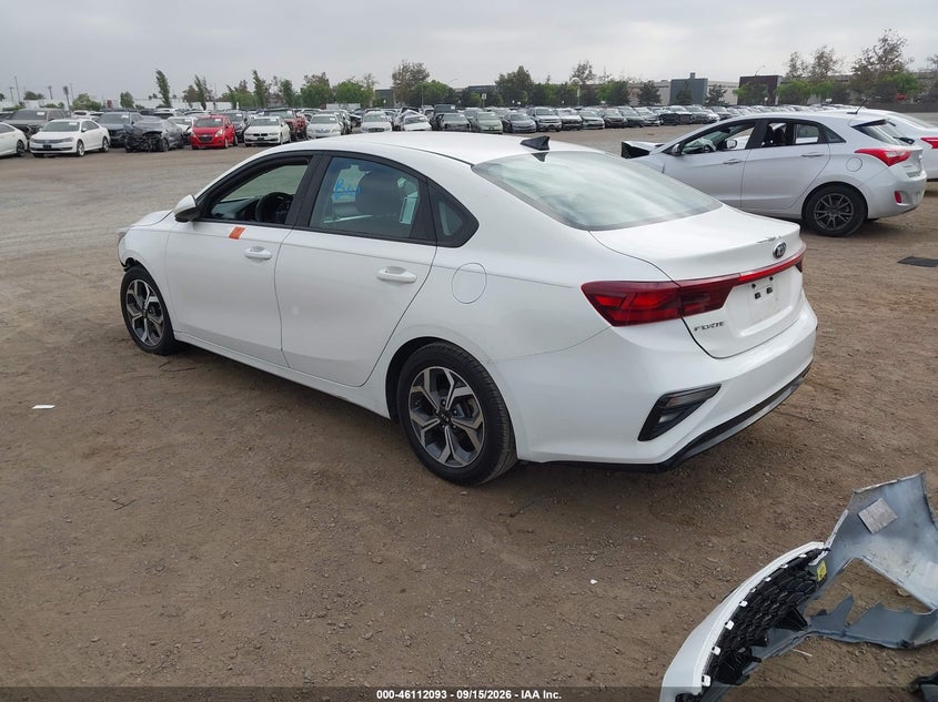 Vin: 3kpf24ad2le245617, lot: 46611809, kia forte lxs 20203