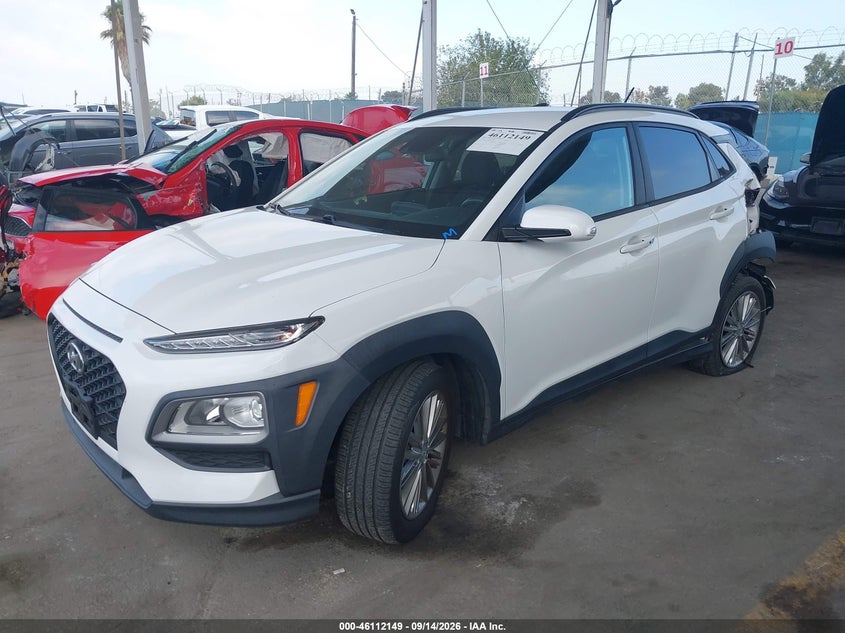Vin: km8k2caaxmu716507, lot: 46611865, hyundai kona sel 20212