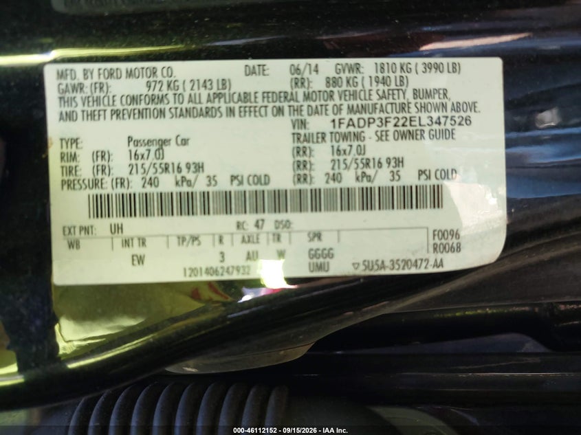 2014 FORD FOCUS SE · Фото 9