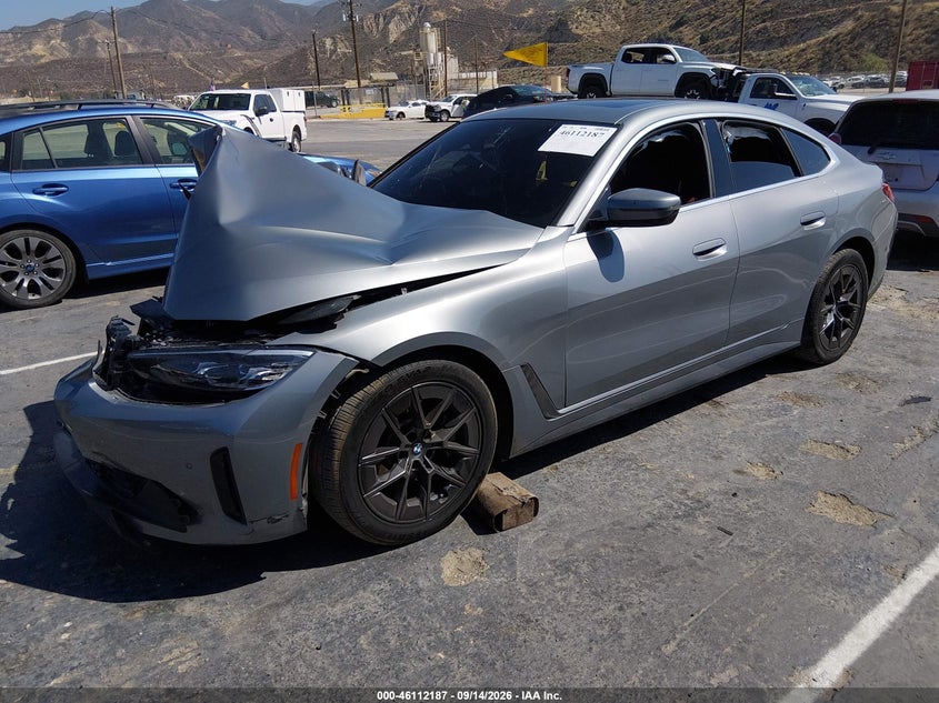 Vin: wby73aw04pfn84993, lot: 46611903, bmw i4 edrive40 20232