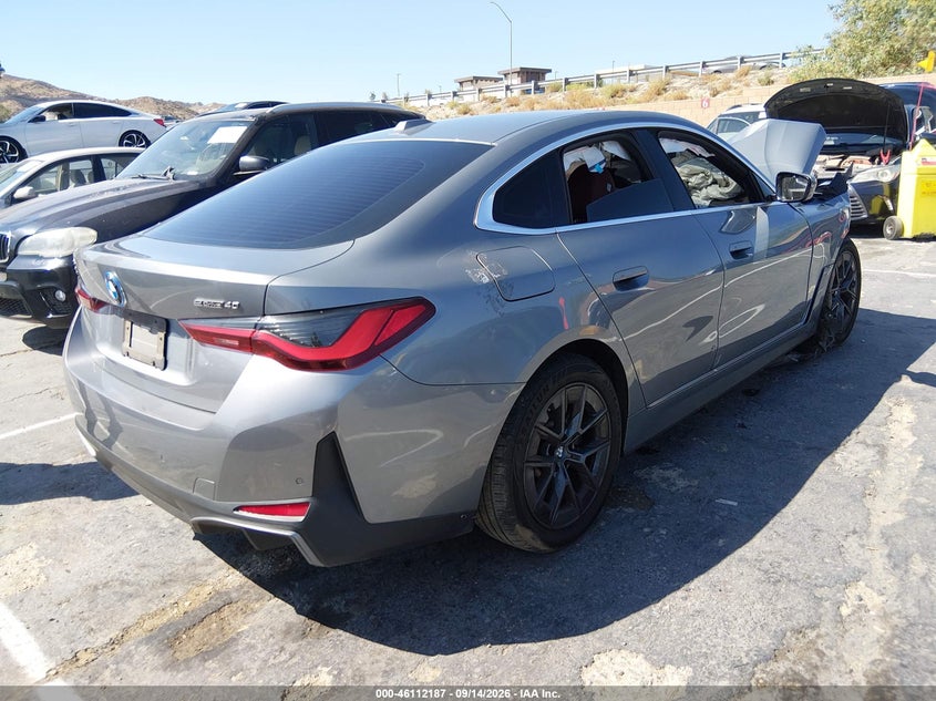 Vin: wby73aw04pfn84993, lot: 46611903, bmw i4 edrive40 20234