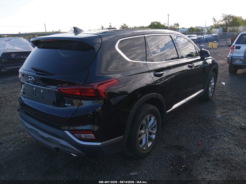 Vin: 5nms3cad8lh244695, lot: 46611944, hyundai santa fe sel 20204