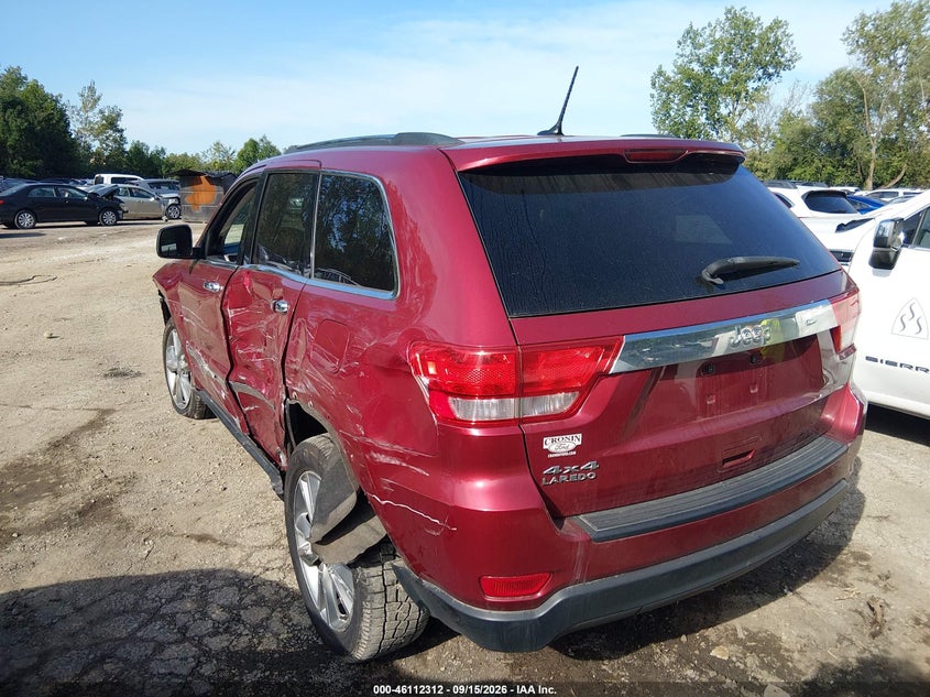 Vin: 1c4rjfag1dc506587, lot: 46612028, jeep grand cherokee laredo 20133