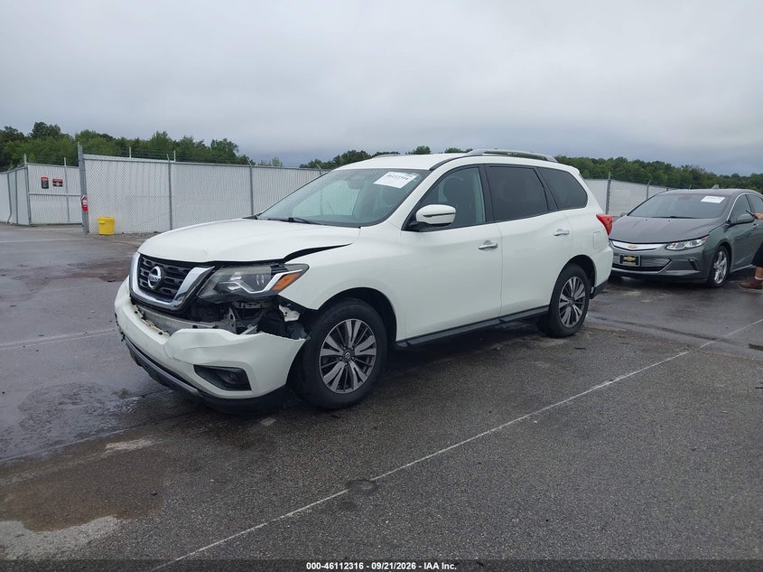 Vin: 5n1dr2mn0hc678827, lot: 46612032, nissan pathfinder sv 20172
