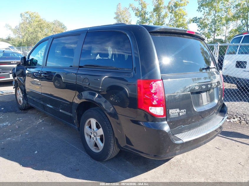 Vin: 2c4rdgcg9dr576307, lot: 46612050, dodge grand caravan sxt 20133