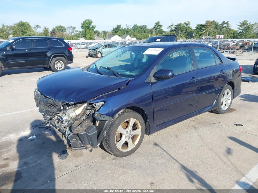 Vin: 2t1bu4eexbc619416, lot: 46612058, toyota corolla s 20112