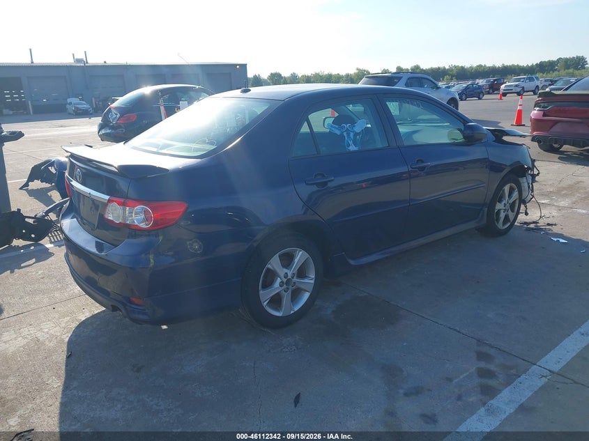 Vin: 2t1bu4eexbc619416, lot: 46612058, toyota corolla s 20114