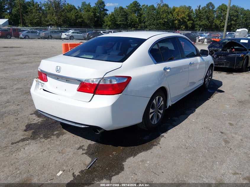 Vin: 1hgcr2f31ea301895, lot: 46612062, honda accord lx 20144