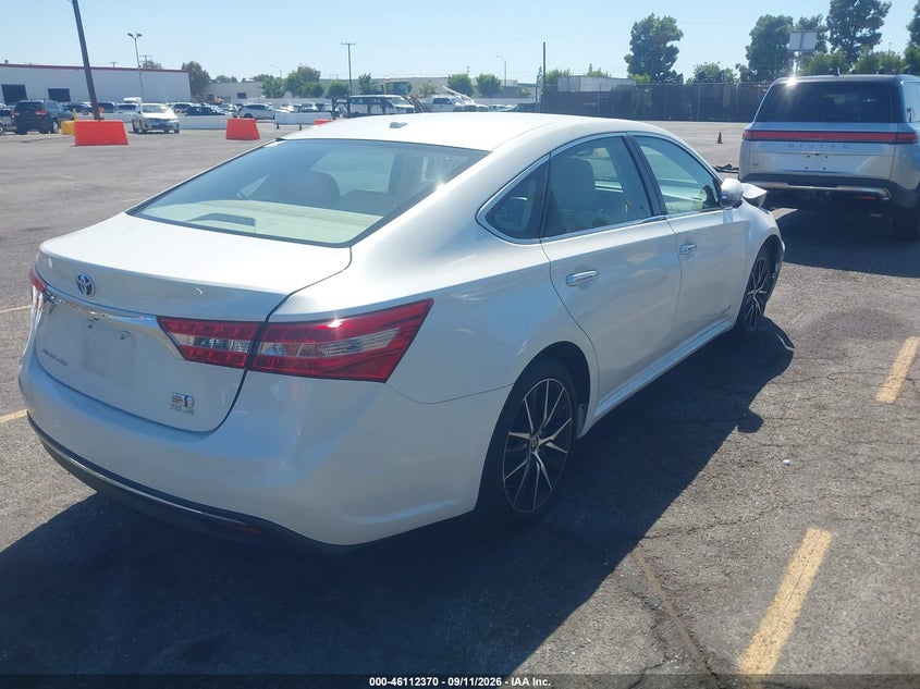 Vin: 4t1bd1eb5fu039337, lot: 46612086, toyota avalon hybrid xle touring 20154
