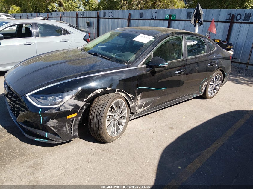 Vin: kmhl34j20pa341894, lot: 46612105, hyundai sonata limited 20232