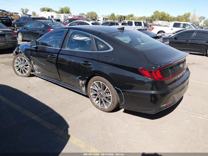 Vin: kmhl34j20pa341894, lot: 46612105, hyundai sonata limited 20233
