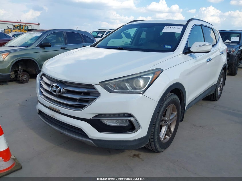 Vin: 5nmzu3lbxhh042679, lot: 46612112, hyundai santa fe sport 2.4l 20172