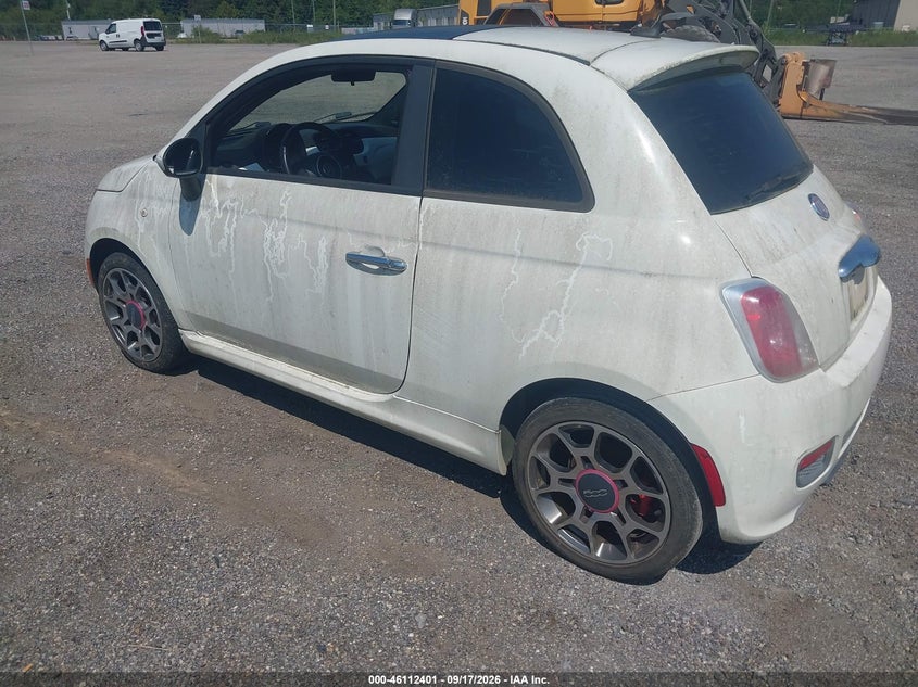 2012 FIAT 500 auction photo 3