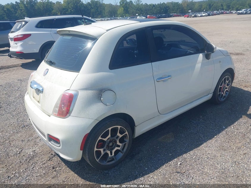 2012 FIAT 500 auction photo 4