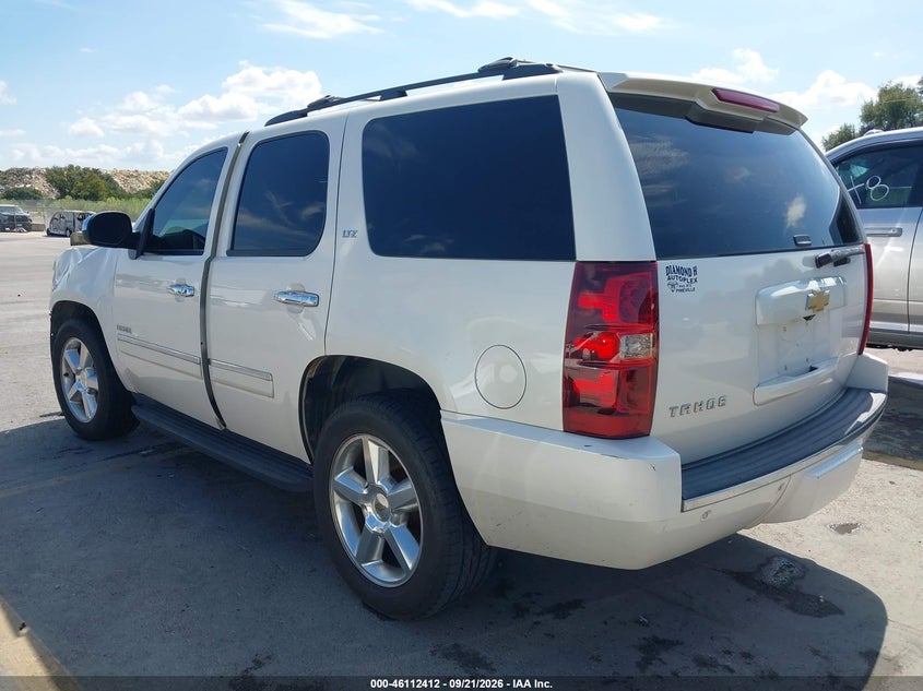 Vin: 1gnscce0xdr260392, lot: 46612129, chevrolet tahoe ltz 20133
