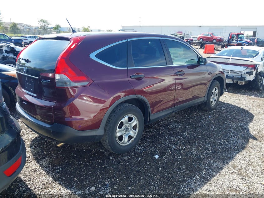 Vin: 5j6rm4h37el034230, lot: 46612139, honda cr-v lx 20144