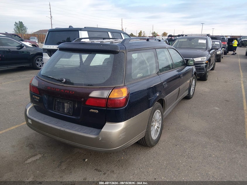 2003 SUBARU OUTBACK auction photo 4