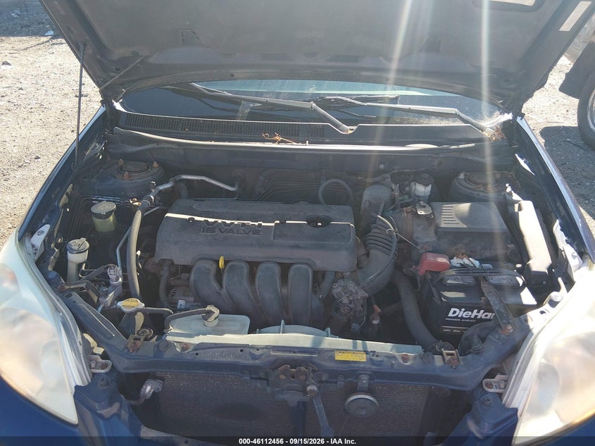 TOYOTA MATRIX 2005 VIN 2T1LR32E65C488610