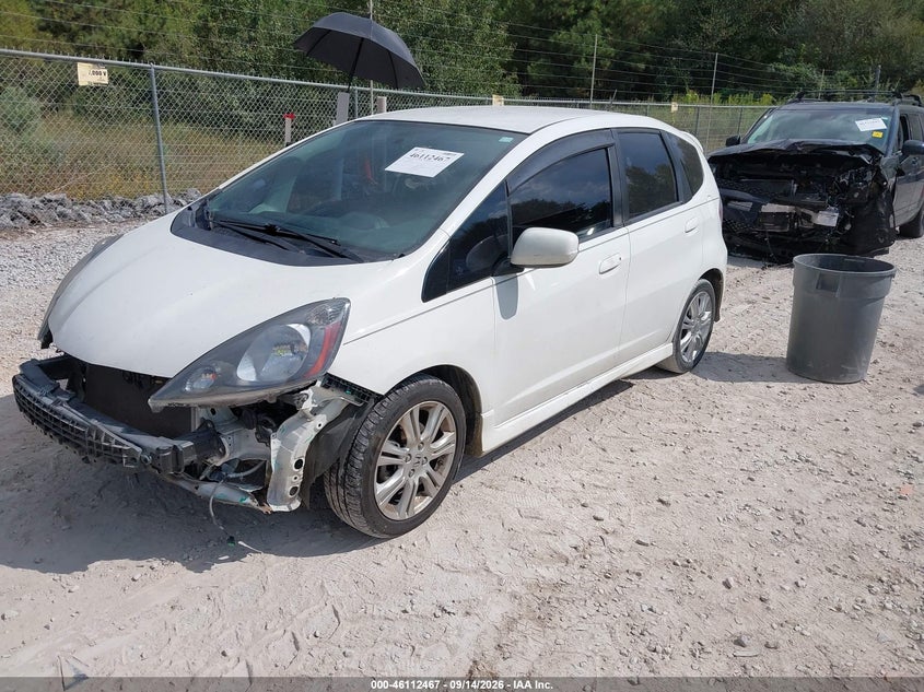 Vin: jhmge8h59bs000518, lot: 46612183, honda fit sport 20112