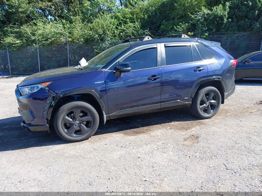 Vin: 2t3ewrfv1lw074555, lot: 46612188, toyota rav4 hybrid xse 20202