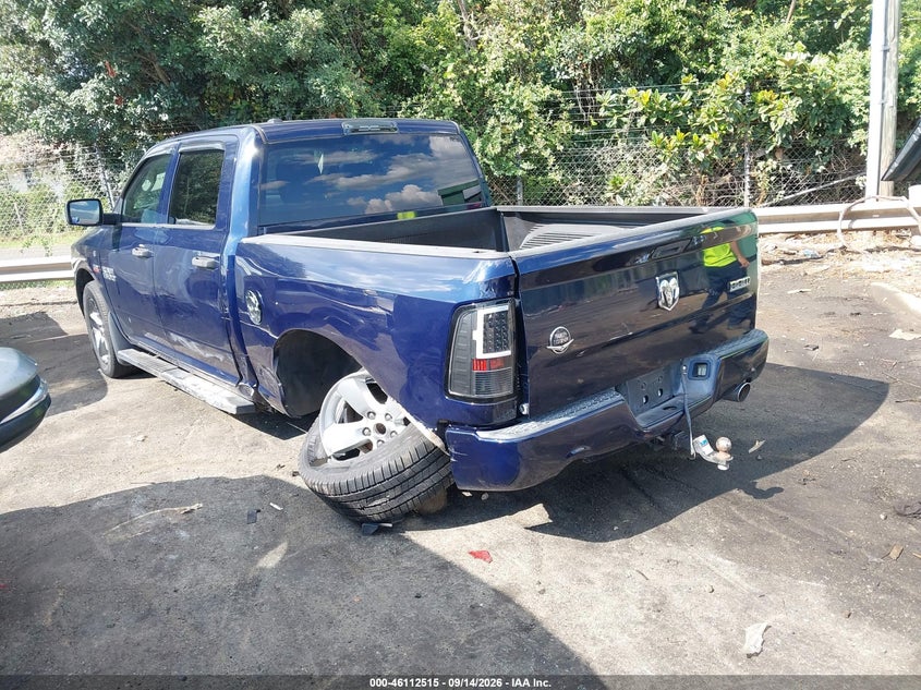 Vin: 1c6rr6kt8fs565625, lot: 46612231, ram 1500 express 20153