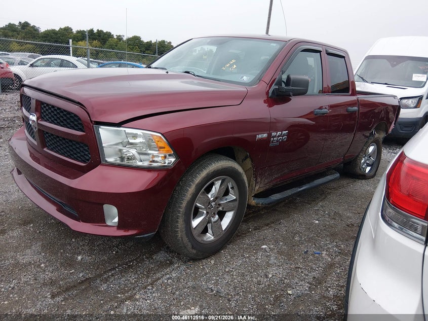 Vin: 1c6rr7ft9ks542106, lot: 46612232, ram 1500 classic express  4x4 6'4 box 20192