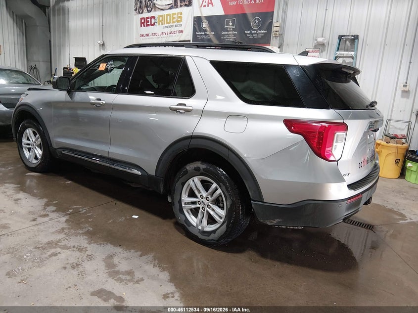 Vin: 1fmsk8dh5nga37668, lot: 46612250, ford explorer xlt 20223
