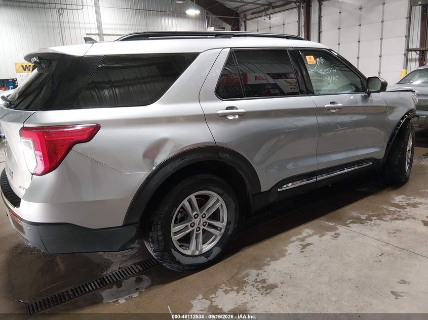 Vin: 1fmsk8dh5nga37668, lot: 46612250, ford explorer xlt 20224